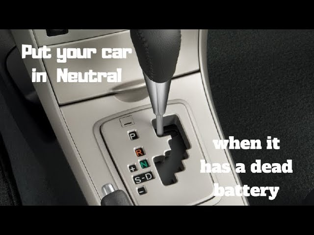 How to Put a Car in Neutral Without a Key?