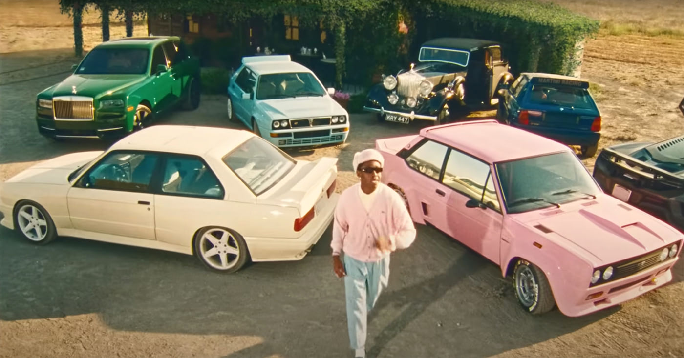 The Tyler The Creator Car Collection