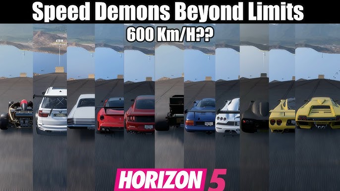 What are the Fastest Cars in Forza Horizon 4