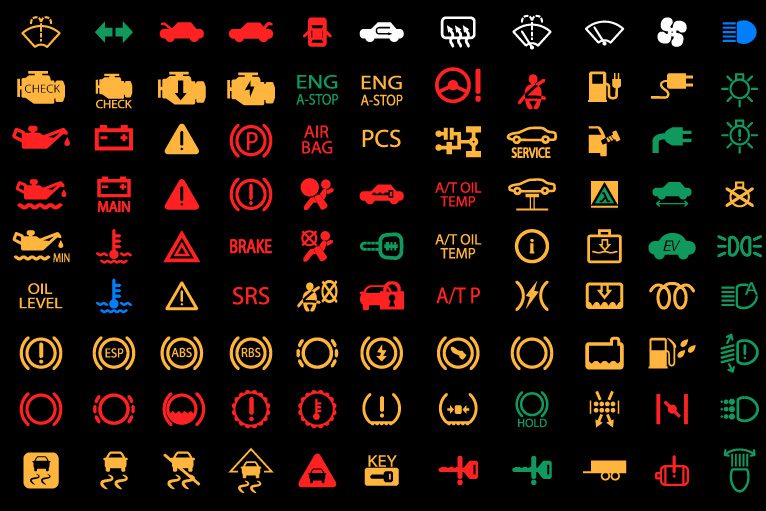 Light on Dashboard of Car