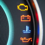 Light on the Car Dashboard