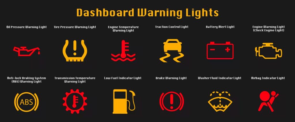 Warning Light in Car